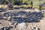 labyrinth in backyard
