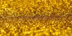 Gold, sparkling glitter