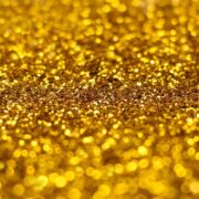 Gold, sparkling glitter