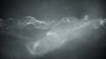 A beautiful microscopic photo of dust that is silvery gray.